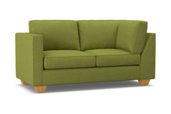 Catalina Left Arm Corner Loveseat :: Leg Finish: Natural / Configuration: LAF - Chaise on the Left