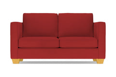 Catalina Apartment Size Sleeper Sofa :: Leg Finish: Natural / Sleeper Option: Memory Foam Mattress