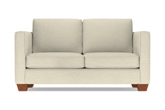 Catalina Twin Size Sleeper Sofa :: Leg Finish: Pecan / Sleeper Option: Deluxe Innerspring Mattress