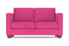 Catalina Twin Size Sleeper Sofa :: Leg Finish: Pecan / Sleeper Option: Deluxe Innerspring Mattress