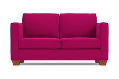 Catalina Twin Size Sleeper Sofa :: Leg Finish: Pecan / Sleeper Option: Deluxe Innerspring Mattress