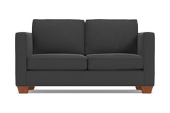 Catalina Twin Size Sleeper Sofa :: Leg Finish: Pecan / Sleeper Option: Deluxe Innerspring Mattress