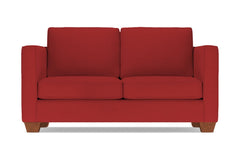 Catalina Twin Size Sleeper Sofa :: Leg Finish: Pecan / Sleeper Option: Deluxe Innerspring Mattress