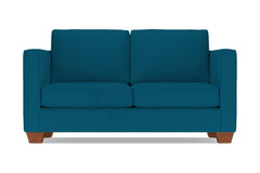 Catalina Twin Size Sleeper Sofa :: Leg Finish: Pecan / Sleeper Option: Memory Foam Mattress