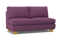 Catalina Armless Apartment Size Sofa :: Leg Finish: Natural