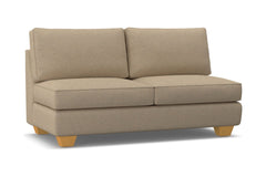 Catalina Armless Apartment Size Sofa :: Leg Finish: Natural