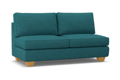 Catalina Armless Apartment Size Sofa :: Leg Finish: Natural
