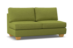 Catalina Armless Apartment Size Sofa :: Leg Finish: Natural