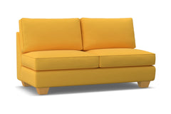 Catalina Armless Apartment Size Sofa :: Leg Finish: Natural