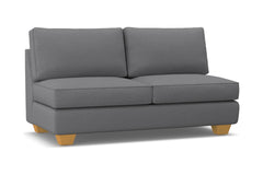 Catalina Armless Apartment Size Sofa :: Leg Finish: Natural