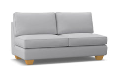 Catalina Armless Apartment Size Sofa :: Leg Finish: Natural