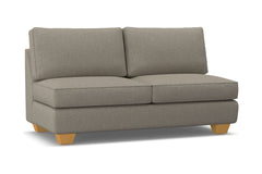 Catalina Armless Apartment Size Sofa :: Leg Finish: Natural