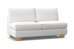 Catalina Armless Apartment Size Sofa :: Leg Finish: Natural