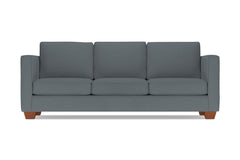 Catalina Queen Size Sleeper Sofa :: Leg Finish: Pecan / Sleeper Option: Deluxe Innerspring Mattress