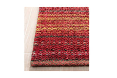 Chamati Jute Area Rug RED