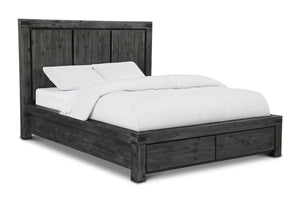 Clifton Platform Storage Bed GRAPHITE
