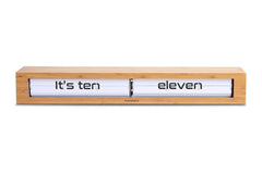 Texttime Clock by Cloudnola BAMBOO/WHITE