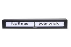 Texttime Clock by Cloudnola BLACK/WHITE