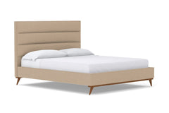 Cooper Upholstered Bed :: Leg Finish: Pecan / Size: Full Size