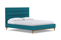 Cooper Upholstered Bed :: Leg Finish: Pecan / Size: California King