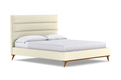 Cooper Upholstered Bed :: Leg Finish: Pecan / Size: Queen Size