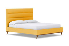 Cooper Upholstered Bed :: Leg Finish: Pecan / Size: California King