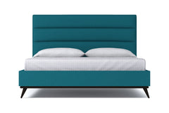 Cooper Upholstered Bed :: Leg Finish: Espresso / Size: Queen Size