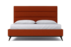 Cooper Upholstered Bed :: Leg Finish: Espresso / Size: Queen Size
