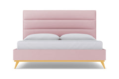 Cooper Upholstered Bed :: Leg Finish: Natural / Size: Full Size