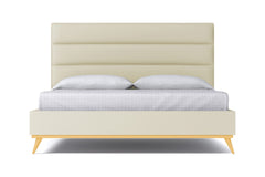 Cooper Upholstered Bed :: Leg Finish: Natural / Size: Full Size