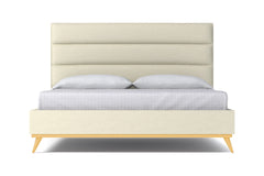 Cooper Upholstered Bed :: Leg Finish: Natural / Size: Full Size
