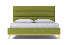 Cooper Upholstered Bed :: Leg Finish: Natural / Size: Queen Size