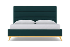 Cooper Upholstered Bed :: Leg Finish: Natural / Size: California King