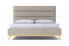 Cooper Upholstered Bed :: Leg Finish: Natural / Size: Queen Size