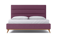 Cooper Upholstered Bed :: Leg Finish: Pecan / Size: California King