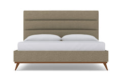 Cooper Upholstered Bed :: Leg Finish: Pecan / Size: California King