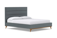 Cooper Upholstered Bed :: Leg Finish: Pecan / Size: Full Size