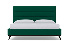 Cooper Upholstered Bed :: Leg Finish: Espresso / Size: Queen Size