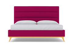 Cooper Upholstered Bed :: Leg Finish: Natural / Size: Full Size