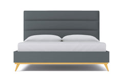 Cooper Upholstered Bed :: Leg Finish: Natural / Size: Full Size