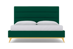 Cooper Upholstered Bed :: Leg Finish: Natural / Size: King
