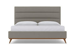 Cooper Upholstered Bed :: Leg Finish: Pecan / Size: Full Size