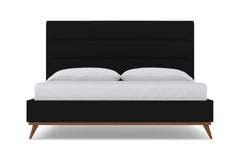Cooper Upholstered Bed :: Leg Finish: Pecan / Size: California King