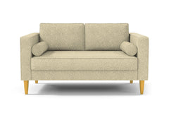 Delilah Apartment Size Sofa :: Leg Finish: Natural / Size: Apartment Size - 74&quot;w