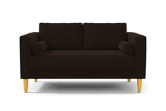 Delilah Apartment Size Sofa :: Leg Finish: Natural / Size: Apartment Size - 74&quot;w