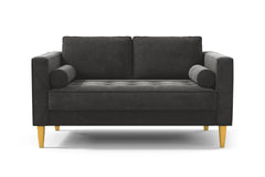 Delilah Apartment Size Sofa :: Leg Finish: Natural / Size: Apartment Size - 74&quot;w
