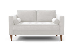 Delilah Loveseat :: Leg Finish: Pecan / Size: Loveseat - 60&quot;w