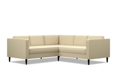 Delilah 2pc L-Sectional Sofa :: Leg Finish: Espresso