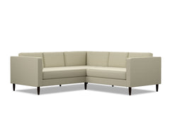 Delilah 2pc L-Sectional Sofa :: Leg Finish: Espresso