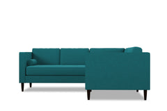 Delilah 2pc L-Sectional Sofa :: Leg Finish: Espresso